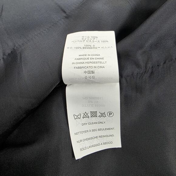 J Crew Vest Mens Small Gray Charcoal Loro Piana Super 120s Wool Dress Waistcoat - Picture 16 of 16